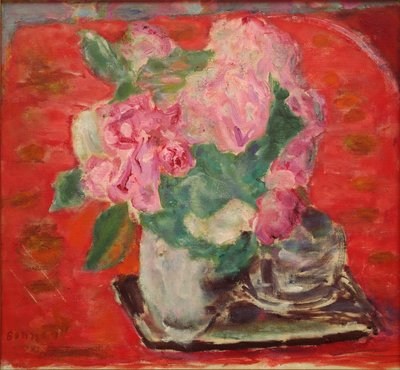 Pierre Bonnard (1867-1947) 的玫瑰画作，1943 年巴黎，私人收藏 作者 皮埃尔·邦纳德