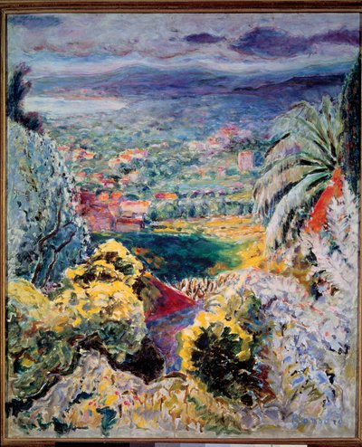 戛纳电影节或戛纳湾 1935 作者 皮埃尔·邦纳德