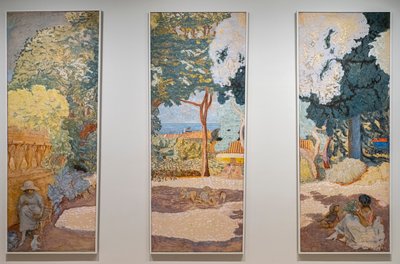 地中海三联画圣特罗佩书房 作者 皮埃尔·邦纳德