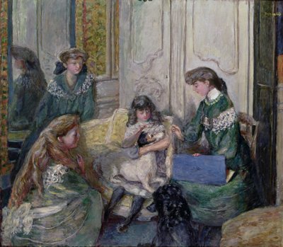 纳丹森女孩，1906-10 作者 Pierre Bonnard