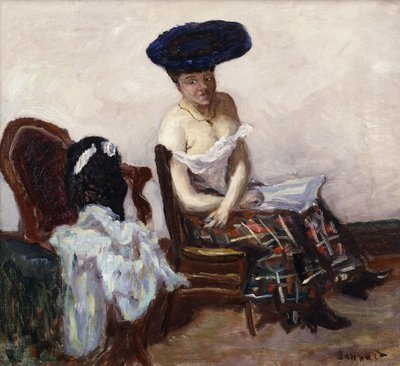 苏格兰衬裙；苏格兰衬裙 作者 Pierre Bonnard