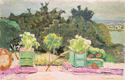 1913年，Vernonnet的露台 作者 Pierre Bonnard