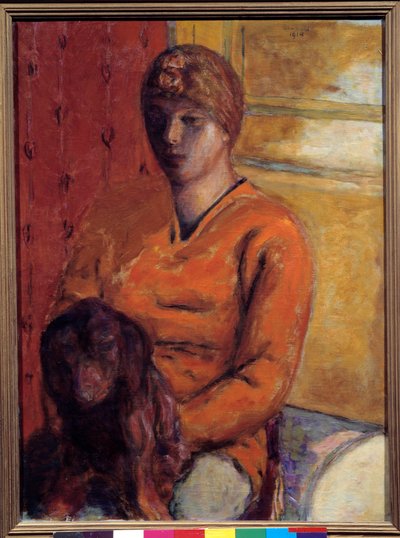 狗女。 Pierre Bonnard (1867-1947) 的绘画，20 世纪。 格勒诺布尔，Musee des Beaux Arts。 作者 皮埃尔·邦纳德