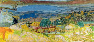Le Cannet的视图，1928年 作者 皮埃尔·邦纳德