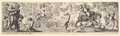 Bacchanal, 1600-1642. 作者 皮埃尔·布雷比埃特