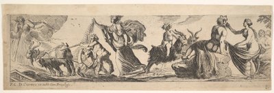 Bacchanal, 1615-42. 作者 皮埃尔·布雷比埃特