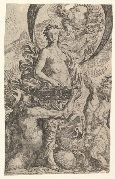 木星，冥王星和海王星将财富发给财富，1624年。 作者 皮埃尔·布雷比埃特