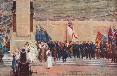英国（彩色平版印刷）。 作者 皮埃尔·卡里尔·贝勒斯（Pierre Carrier Belleuse）