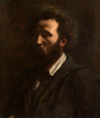 自画像》，1857年。 作者 皮埃尔·塞西尔·普维斯·德·沙瓦讷