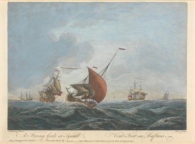 大风或强风 作者 Pierre-Charles Canot