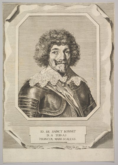 Jean de Saint-Bonnet，Toiras侯爵。 作者 皮埃尔·达雷特