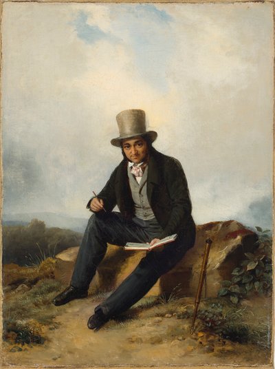 André Jolivard 1787-1851的肖像。 作者 皮埃尔·杜瓦尔·勒·加缪
