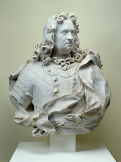 哈森 - 卡塞尔伯爵伯爵，1714年卡拉拉大理石 作者 Pierre Etienne Monnot