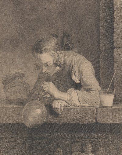 肥皂泡，1739年。 作者 皮埃尔·菲勒