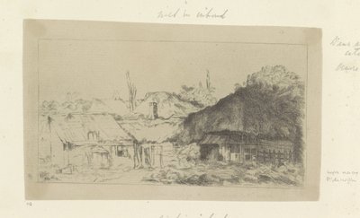 Boerderij
八十五幅原创版画作品集（系列名称） 作者 Rembrandt van Rijn（拒绝归因）