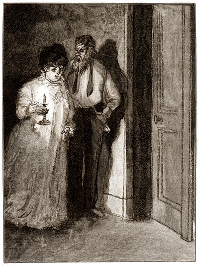 20 世纪初，"Boule de Suif"：Elisabeth Rousset 拒绝与 Cornudet 共眠（插图） 作者 皮埃尔·乔治·让尼奥