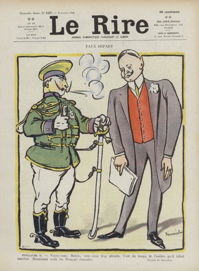 错误的开始。笑的插图 作者 Pierre Georges Jeanniot