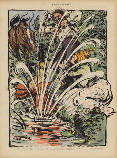 笑的插图 作者 Pierre Georges Jeanniot