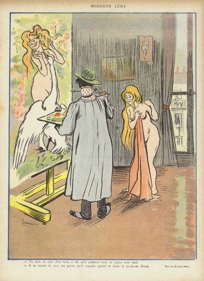 笑的插图 作者 Pierre Georges Jeanniot