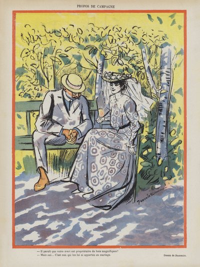 笑的插图 作者 Pierre Georges Jeanniot