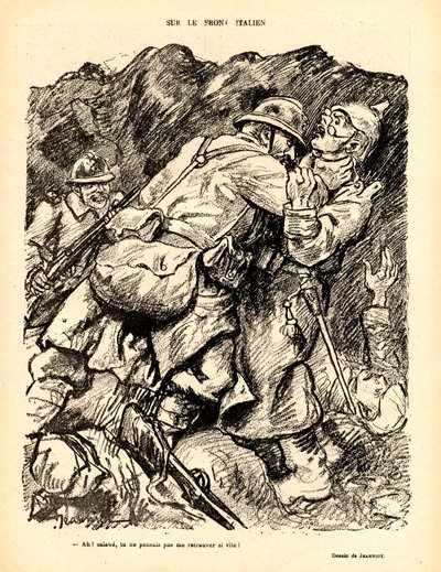 为杂志 "Le Rire Rouge "绘制插图 作者 Pierre Georges Jeanniot