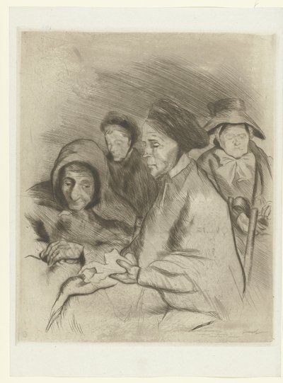 Vier oude vrouwen
老年妇女肖像
L