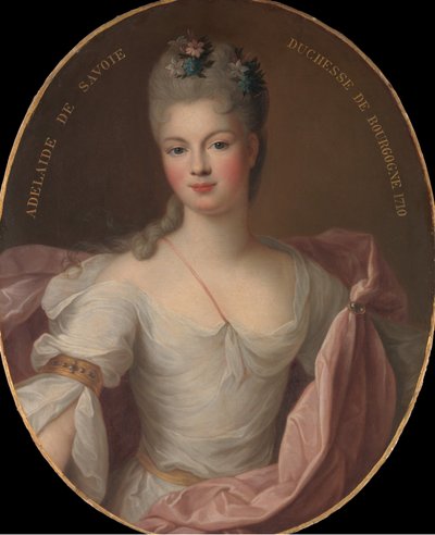 玛丽·阿德莱德·萨瓦（MarieAdélaïdede Savoie）1685-1712年，勃艮第公爵夫人，1710年。 作者 皮埃尔·戈伯特