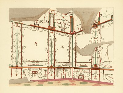 Exedra 在百年之家，庞贝 作者 皮埃尔·古斯曼