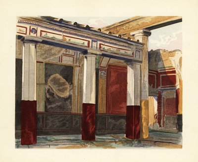 Rhodian peristyle of the House of the Silver Wedding, Casa delle Nozze d’Argento, Pompeii 作者 皮埃尔·古斯曼