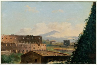 Vue du Colisee - 罗马斗兽场景观 ... 作者 皮埃尔·亨利·德·瓦朗谢讷