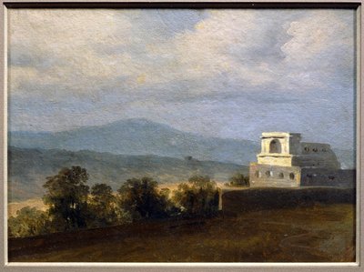i€ la villa Borghèse: the pavilion - Pavillon on the grounds of the Villa Borghèse ... 作者 皮埃尔·亨利·德·瓦朗谢讷