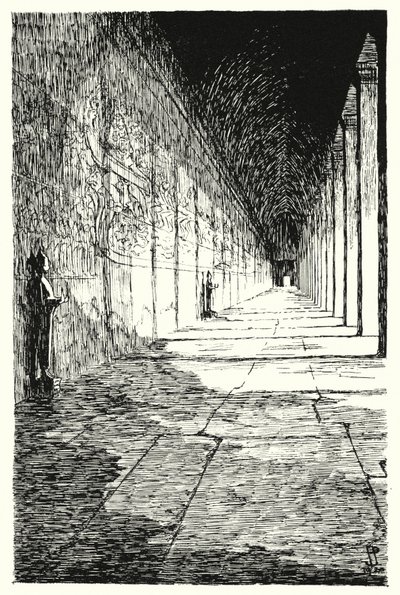 吴哥窟第一层的画廊（雕刻）。 作者 皮埃尔·简纳拉特·德·比尔斯基