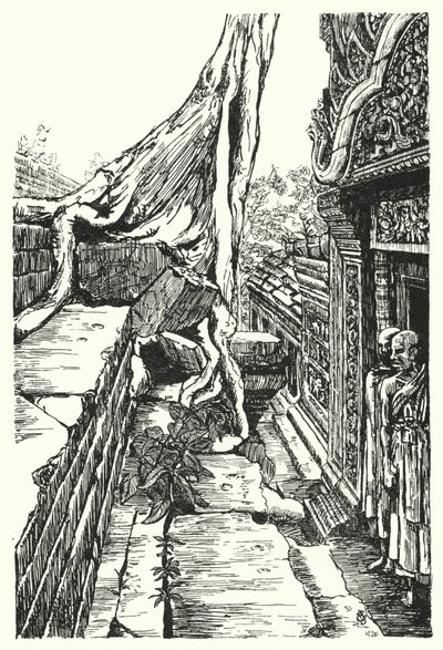 在第二层，Baphuon（雕刻）。 作者 皮埃尔·简纳拉特·德·比尔斯基