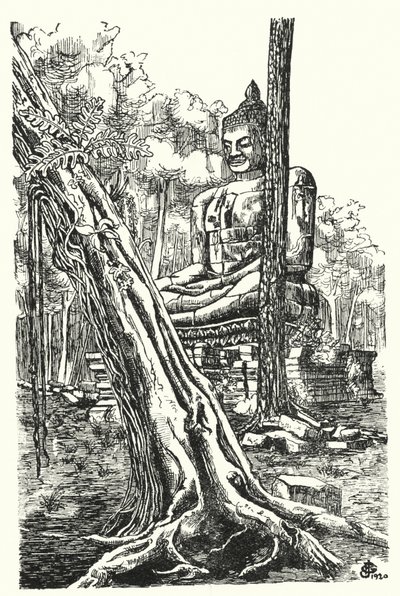 特普朗姆佛像（雕刻）。 作者 皮埃尔·简纳拉特·德·比尔斯基