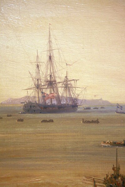 法文：Combat du Grand Port，1810 年 8 月 23 日 作者 皮埃尔·朱利安·吉尔伯特