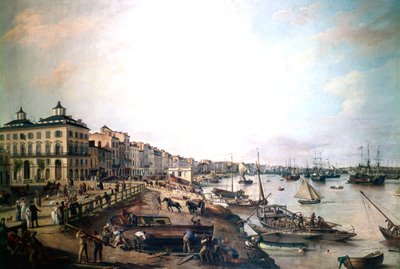 法国波尔多港，1804年 作者 皮埃尔·拉古