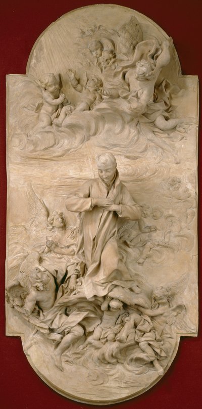 荣耀中的S.Luigi Gonzaga，c.1696年（兵马俑） 作者 皮埃尔·莱格罗斯