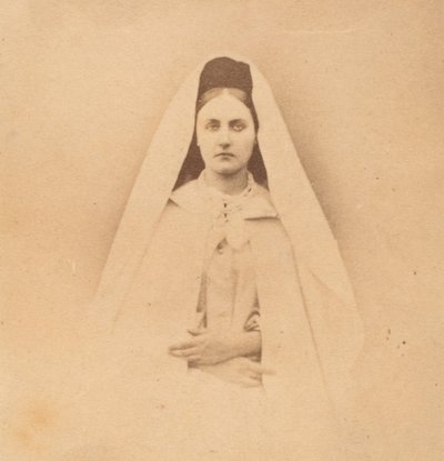 La Nonne blanche, 1860年代。 作者 皮埃尔·路易斯·皮尔森
