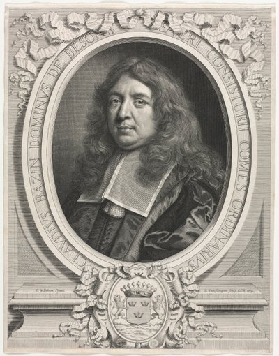 巴赞·德·贝森斯（Bazin de Besons），克洛德（Claude），1673年。 作者 皮埃尔·路易斯·范·舒本