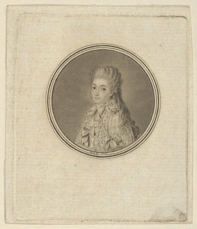 安妮-德-肖蒙-吉特里，安布利蒙伯爵夫人，1780-1817。 作者 皮埃尔·米歇尔·阿利克斯