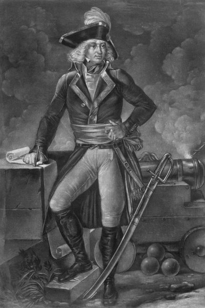 General Charles Pichegru (1761-1804) - Portrait en pied de Charles Pichegru (1761-1804), general en chief des armees du Nord, de Sambre et Meuse, de Rhine et de Moselle” Engraving by Pierre Michel Alix (1762-1817), by Alexandre Evariste FRAGONARD (1780-185 作者 皮埃尔·米歇尔·阿利克斯