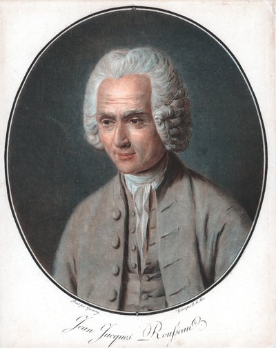 Jean-Jacques Rousseau 1712-78，法国政治哲学家 作者 皮埃尔·米歇尔·阿利克斯