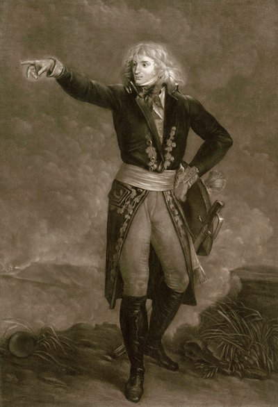 拿破仑-波拿巴担任意大利军队总司令（1796-1797）--皮埃尔-米歇尔（Pierre-Michel）-阿里克斯（1762-1817）的版画作品 作者 皮埃尔·米歇尔·阿利克斯
