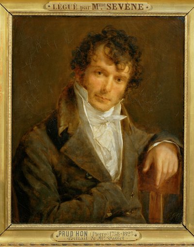 财政接管人瓦莱先生肖像... 作者 皮埃尔·保罗 (Pierre Paul Prud'hon)