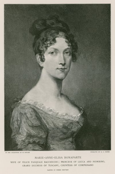 Elisa Bonaparte 作者 皮埃尔·保罗·普鲁敦