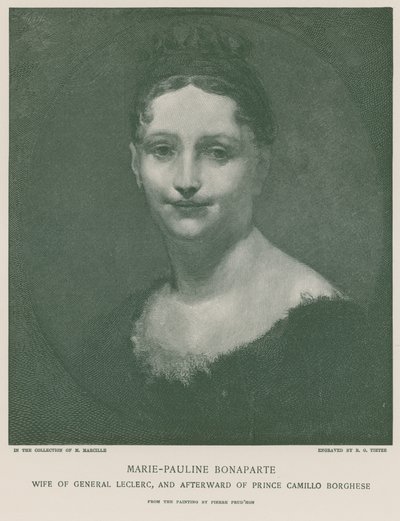 Marie-Pauline Bonaparte 作者 皮埃尔·保罗·普鲁敦
