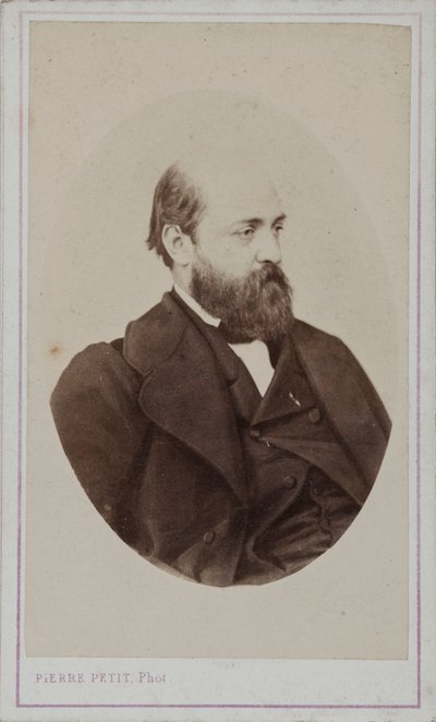 Henri Murger 1822-1861的肖像，1861年。 作者 皮埃尔·佩蒂特