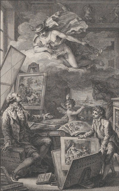 纪念P.FR.巴桑，为P.-F.的收藏品目录而雕刻。巴桑......，1798年。 作者 皮埃尔·菲利普·肖法尔