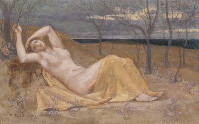 Tamaris，c.1886-87 作者 皮埃尔·普维斯·德·沙瓦纳