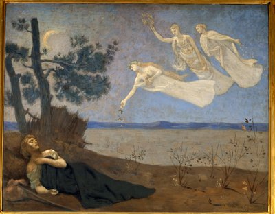 梦想。皮埃尔-普维斯-德-沙畹的画作(1824-1898) 作者 皮埃尔·普维斯·德·沙瓦纳